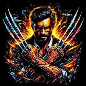 Marvel printed Wolverine unisex t-shirt